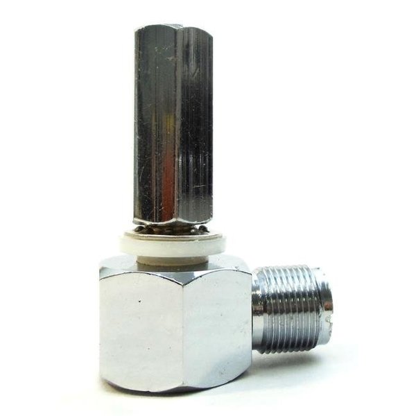 Skilledpower Heavy Duty SO239 Right Angle 0.38 x 24 in. Thread Stud Mount SK622633